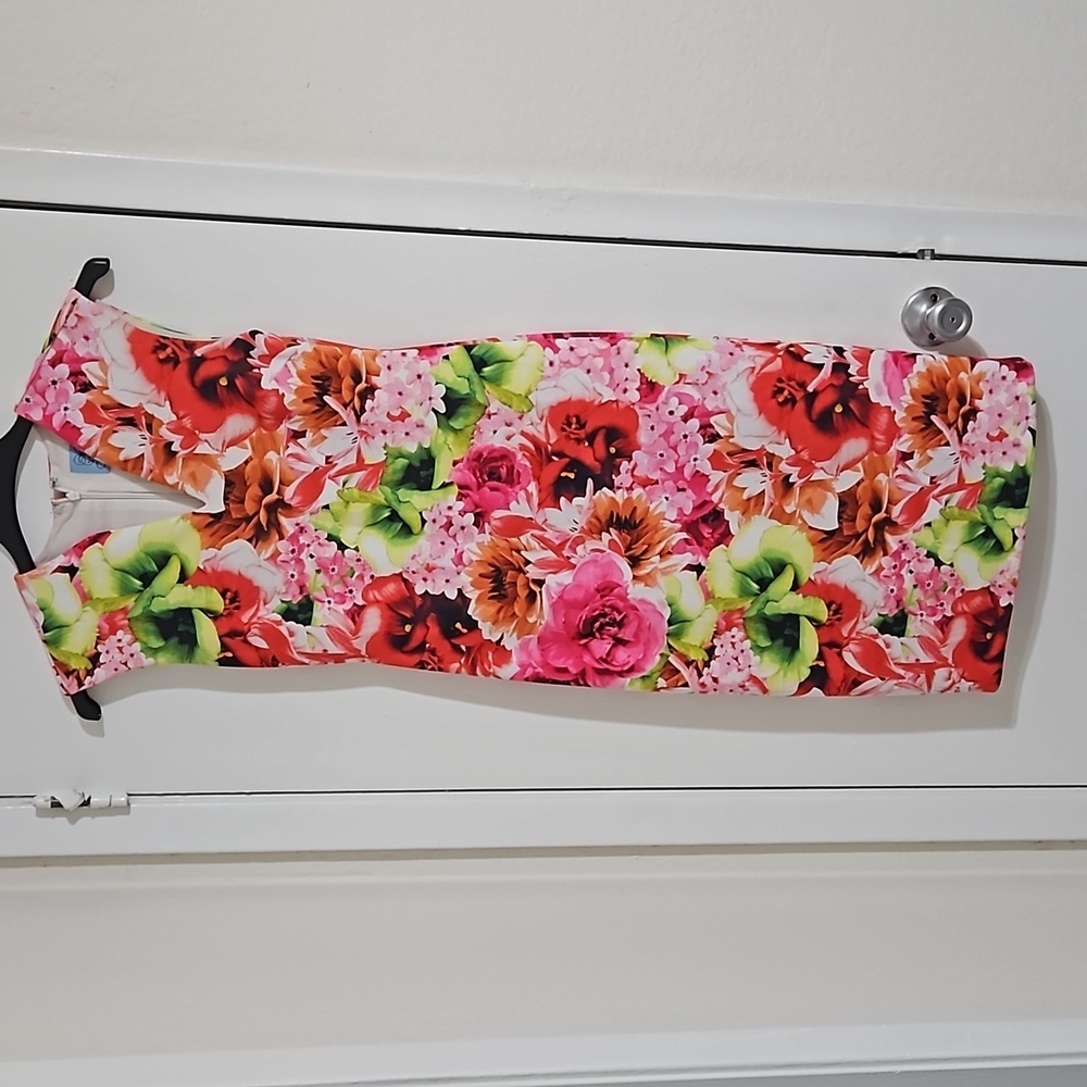 CeCe Floral Dress Size 0 - Picture 2 of 5